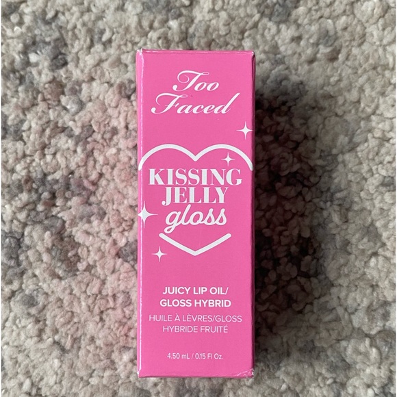 Too Faced Kissing Jelly Lip Oil Gloss Pina Colada - Picture 1 of 8